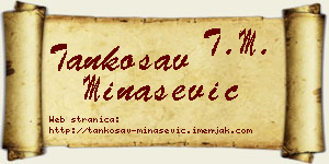Tankosav Minašević vizit kartica